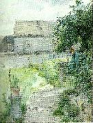 Carl Larsson katt pa tradgardsgangen china oil painting artist